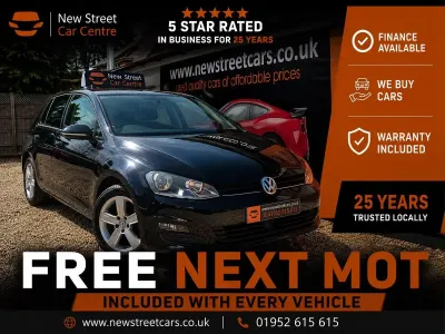 Used VW Golf VII Edition 125 HP (91 kW) 2016 Black Hatchback
