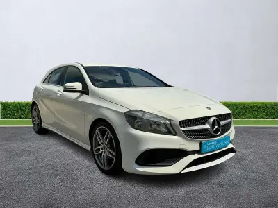 Used Mercedes A200 AMG line 2018 White Hatchback