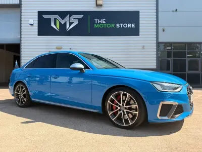Used Audi S4 Design 341 HP (250 kW) 2021 Blue Sedan