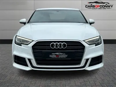 Used Audi A3 S-Line 150 HP (110 kW) 2017 White Sedan