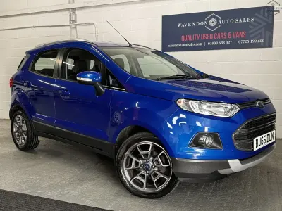 Used Ford Ecosport Titanium 95 HP (69 kW) 2015 Blue SUV