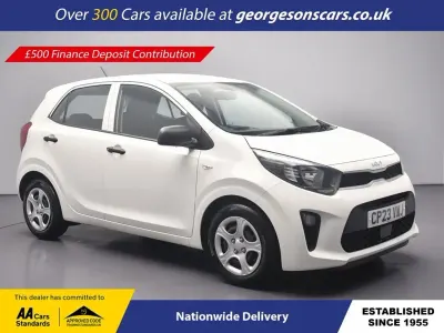Begagnad Kia Picanto 66 HK (48 kW) 2023 Vit Halvkombi