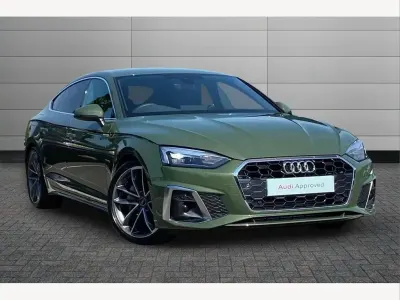 Used Audi A5 S-Line 200 HP (147 kW) 2024 Green Hatchback