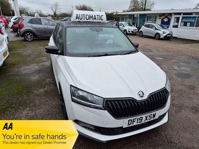 Used Skoda Fabia Monte Carlo 110 HP (80 kW) 2019 White Hatchback