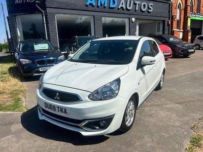 Used Mitsubishi Mirage 2019 White Hatchback