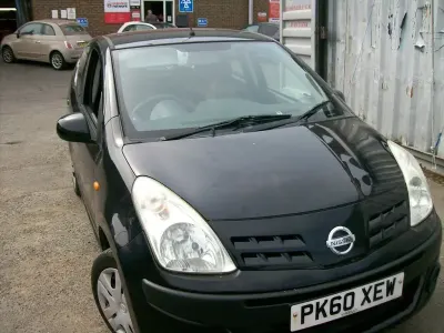 Used Nissan Pixo N-TEC 68 HP (50 kW) 2011 Black Hatchback