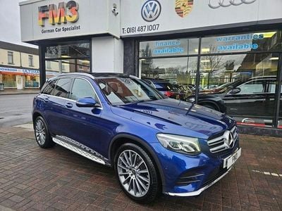 Blue Used 2018 Mercedes GLC250 AMG line SUV | £19,750 (Fair price)