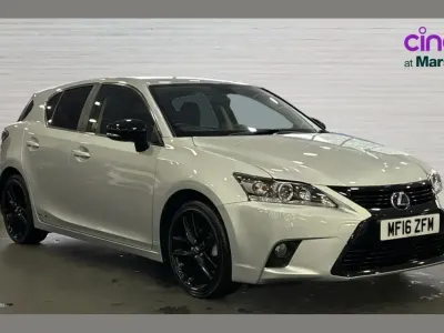 Used Lexus CT200h Sport Line 136 HP (100 kW) 2016 Silver Hatchback
