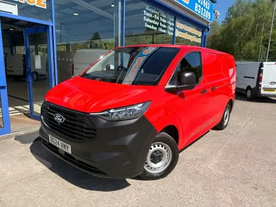 Used Ford Transit Custom 110 HP (80 kW) 2024 Red Van