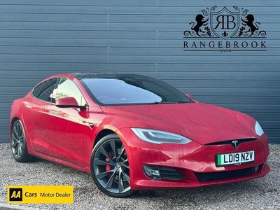 Red Used 2019 Tesla Model S Hatchback | £25,499 (A bit pricey)