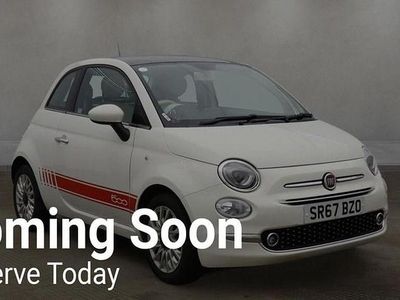 Used Fiat 500 Lounge 69 HP (50 kW) 2017 White Hatchback