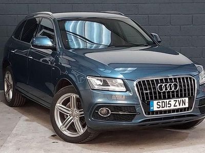 Used Audi Q5 S-line plus 177 HP (130 kW) 2015 Blue SUV