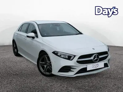 Used Mercedes A200 AMG Line Premium 163 HP (119 kW) 2018 White Hatchback