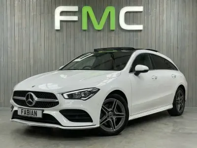 Used Mercedes CLA250e Shooting Brake AMG line 218 HP (160 kW) 2021 White Estate