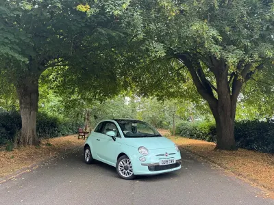 Used Fiat 500 Lounge 69 HP (50 kW) 2015 Green Hatchback
