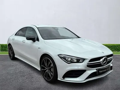Käytetty Mercedes CLA35 AMG Premium 2023 Valkoinen Coupe - kaksiovinen