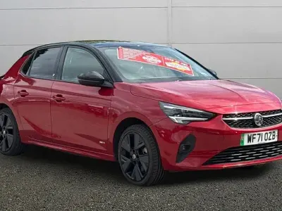 Used Vauxhall Corsa-e 100 kW (136 HP) 2021 Red Hatchback