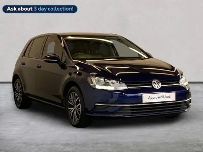 Begagnad VW Golf VII SE 115 HK (84 kW) 2018 Blå Halvkombi