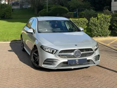 Used Mercedes A180 AMG line 116 HP (85 kW) 2018 Silver Hatchback