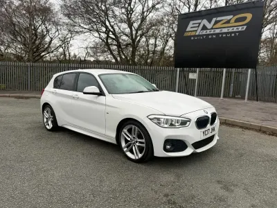 Begagnad BMW 116 M Sport 2017 Vit Halvkombi