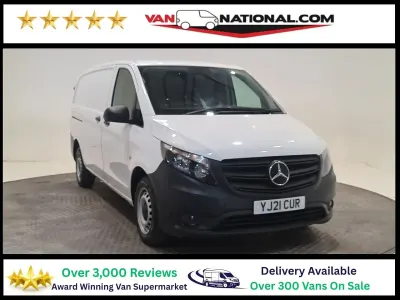 Used Mercedes Vito Progressive 136 HP (100 kW) 2021 White Van