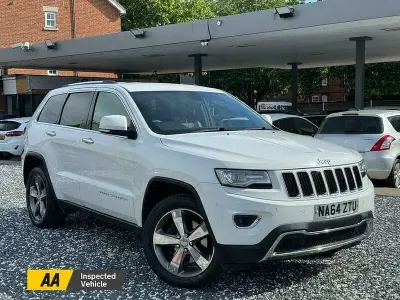 Used Jeep Grand Cherokee Limited 243 HP (178 kW) 2014 White SUV