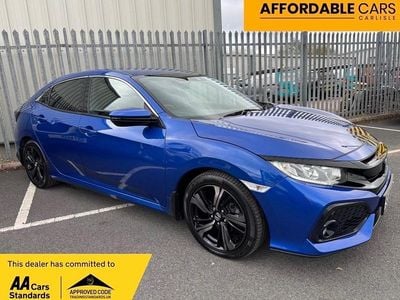 Used Honda Civic SR 126 HP (92 kW) 2018 Blue Hatchback