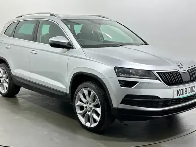 Gebraucht Skoda Karoq 150 PS (110 kW) 2018 Silber SUV