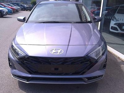 New Hyundai i20 Ultimate 90 HP (66 kW) 2025 Meta blue Hatchback
