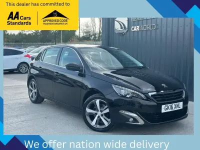 Used Peugeot 308 Allure 130 HP (95 kW) 2016 Black Hatchback
