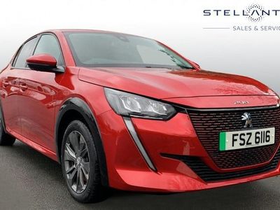 Red Used 2021 Peugeot e-208 Allure Hatchback | £10,908 (Fair price)
