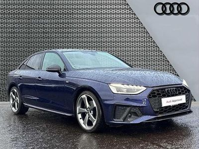 Used Audi A4 Black Edition 161 HP (118 kW) 2022 Blue Sedan