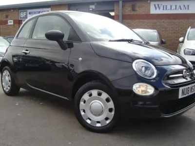 Used Fiat 500 Pop 69 HP (50 kW) 2018 Black Hatchback
