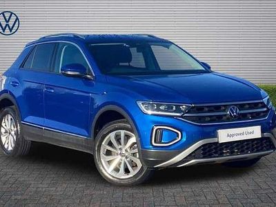Used VW T-Roc Style 150 HP (110 kW) 2022 Ravenna blue SUV