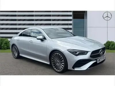 Used Mercedes CLA200 AMG Line Premium 161 HP (118 kW) 2023 Silver Coupe