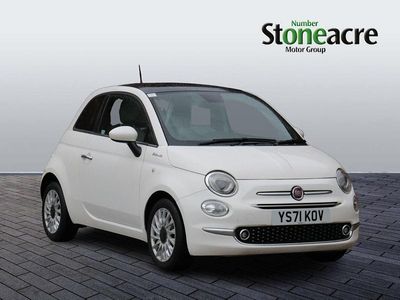 White Used 2021 Fiat 500 Dolcevita Hatchback | £8,995 (Fair price)