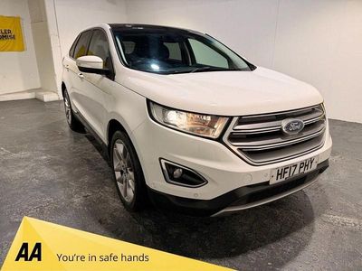 White Used 2017 Ford Edge Titanium SUV | £10,790 (Fair price)