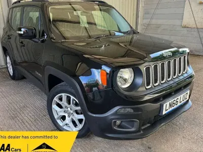 Begagnad Jeep Renegade Longitude 140 HK (102 kW) 2017 Svart SUV