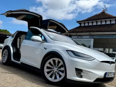 Used Tesla Model X Long Range AWD 397 kW (541 HP) 2020 White SUV