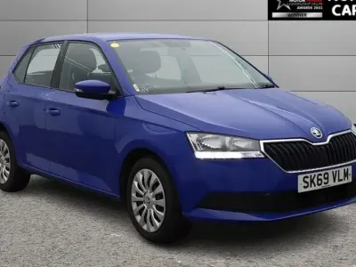 Used Skoda Fabia 75 HP (55 kW) 2019 Blue Hatchback