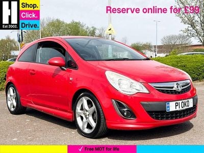 Used Vauxhall Corsa SRi 100 HP (73 kW) 2011 Red Hatchback