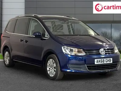 Used VW Sharan SE 150 HP (110 kW) 2018 Blue MPV