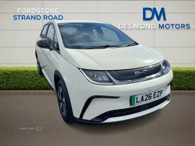New BYD Dolphin Active 69 kW (95 HP) 2026 White Hatchback