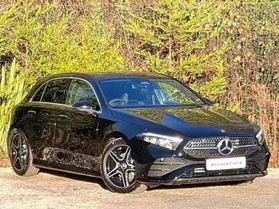 Black New 2025 Mercedes A200 Executive Hatchback | £32,398 (Expensive)