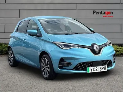 Used Renault Zoe GT-Line 100 kW (136 HP) 2021 Blue Hatchback