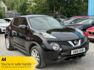 Used Nissan Juke Acenta 115 HP (84 kW) 2016 Black SUV