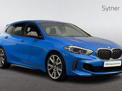 Used BMW M135 Comfort Edition 302 HP (222 kW) 2019 Blue Hatchback