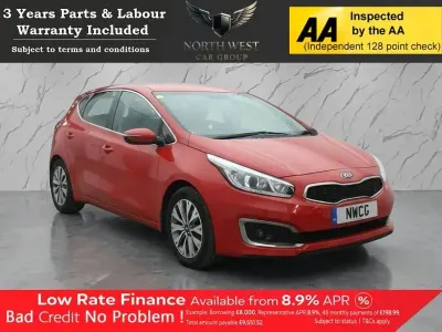 Używany Kia Ceed 134 KM (98 kW) 2016 Czerwony Hatchback