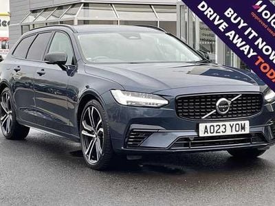Used Volvo V90 Ultimate 345 HP (253 kW) 2023 Blue Estate