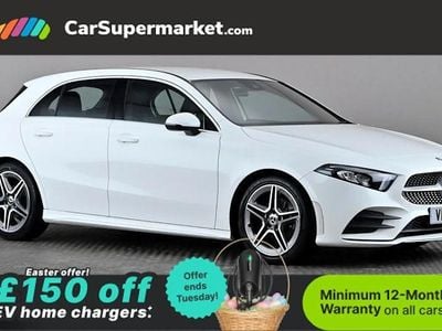 Used Mercedes A180 AMG line 116 HP (85 kW) 2019 White Hatchback